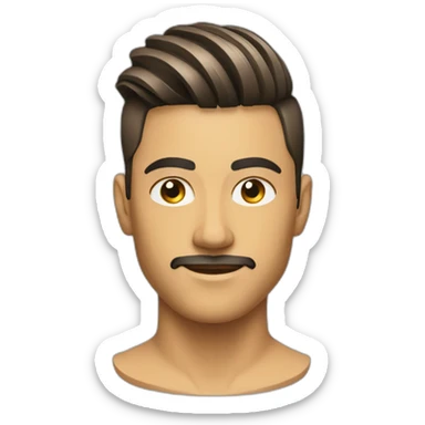 Coiffure low taper  with glass  sticker