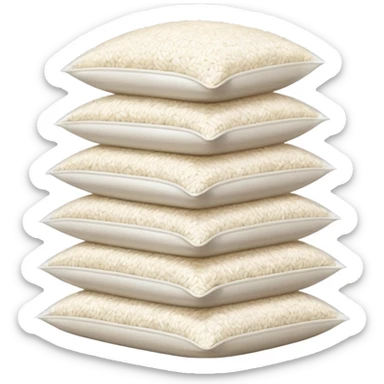 Storing rice ten bags  sticker