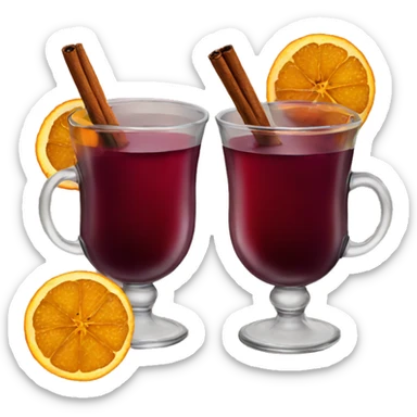 mulled wine sticker