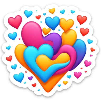 Interconnectedness and overflowing with love sticker