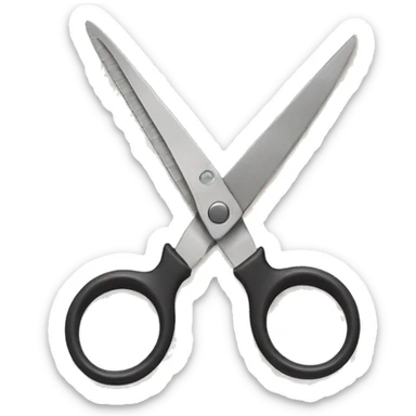 Scissor sticker