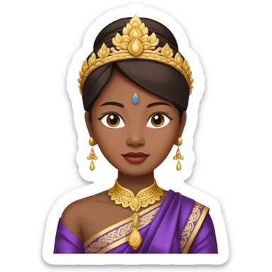 The emote is meant to depict a Thai woman in the classic attire of her country. sticker