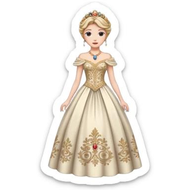 The character in Fairy Tale Beauty and the Beast, Mrs. Wardrobe sticker