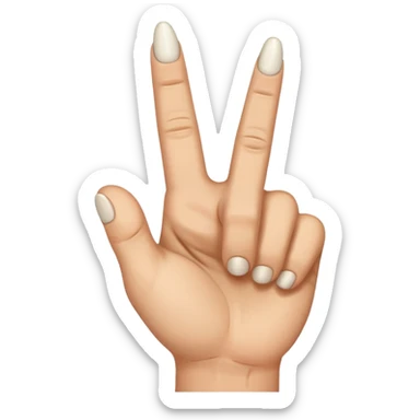 Angry middle finger sticker