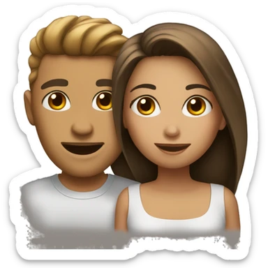 Boyfriend and girlfriend  sticker