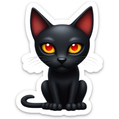 Vampire cat  sticker