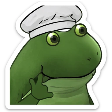 goofy animal with Italian theme sticker