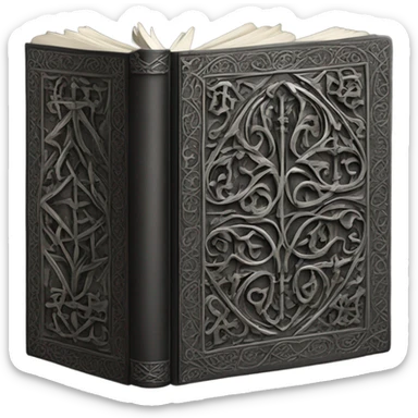 Black Gothic book sticker
