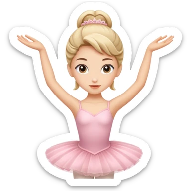 Ballerina Cuppaccina sticker