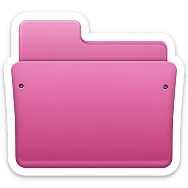 Carpeta rosa claro sticker