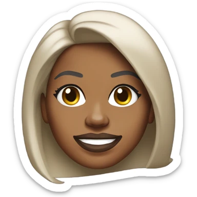 Muscular Michelle Obama  sticker