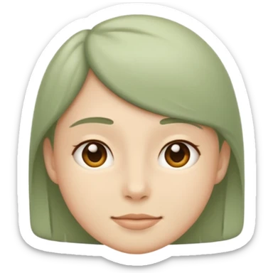Minimal wellness emoji representing tighter skin and firmness,
subtle lifting effect, smooth contours, calm and natural,
no beauty or cosmetic symbols, soft sage green color palette sticker
