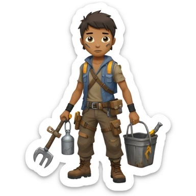 débrouille ferrailleur post apo survie loot sticker