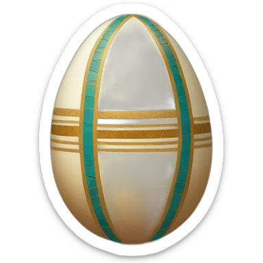 An ancient Egyptian egg sticker
