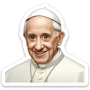 Pope Francis sticker