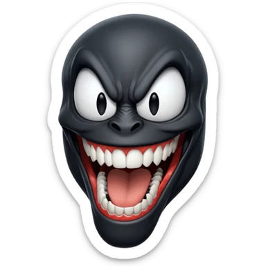Venom qui rigole  sticker