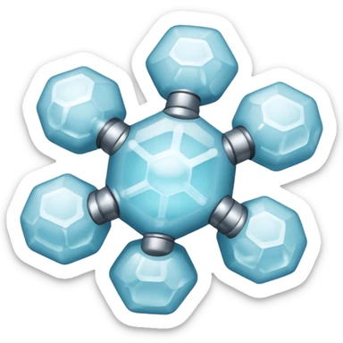 Methamphetamine molecule sticker