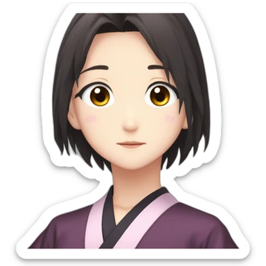 Nezuko kamado anime sticker