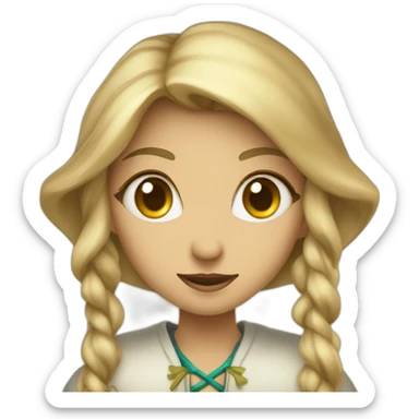 Une fée sorcière sticker