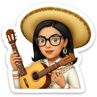 Mariachi Musician sticker