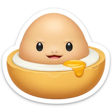 gudetama lazy egg character sticker