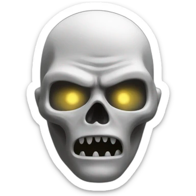 Ghost from call of duty sticker