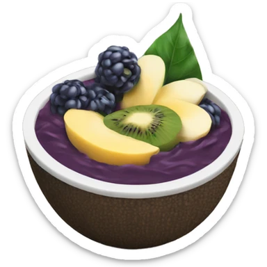 Açai bowl sticker
