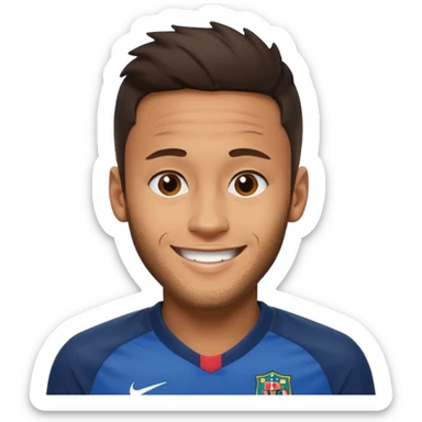 Neymar face  sticker