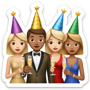 Cheers to more birthday celebrations  sticker