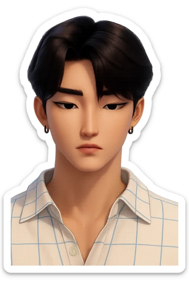 Extract the character from the background and place it on a transparent background. Keep the original style and appearance exactly the same as in the reference image. sticker