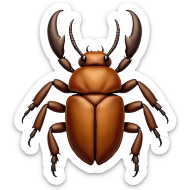 rhinoceros beetle sticker