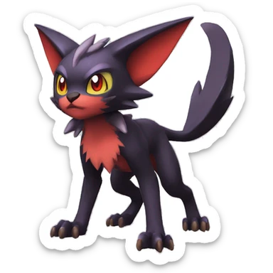 Noivern-Litten-Zorua full body sticker