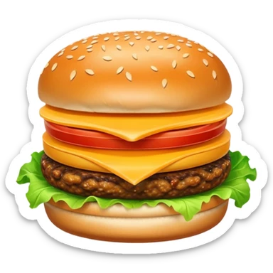 burguer sticker