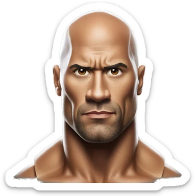 WWE The Rock Final Boss sticker