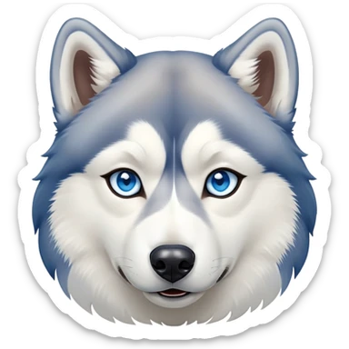 Husky Siberian, which sticker