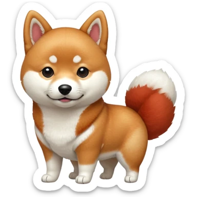 un chien très japonais sticker