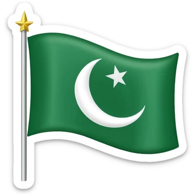 Kashmiri flag sticker