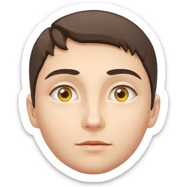 Ukrainean looking up left sticker