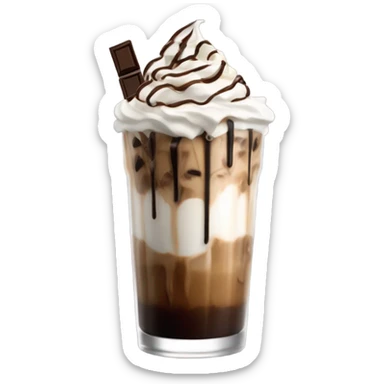 iced mocha blanco  sticker