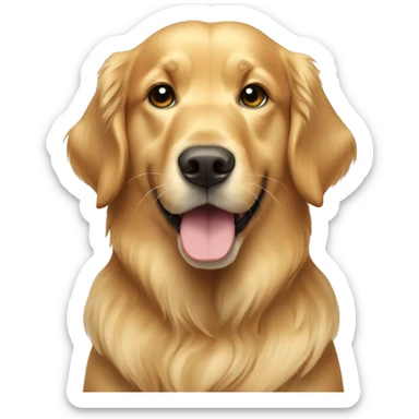 golden retriever  sticker
