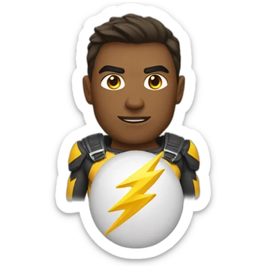 Flash DC sticker