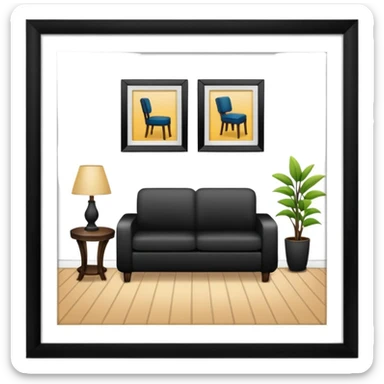 furniture store sticker