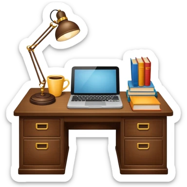 school teacher's desk sticker
