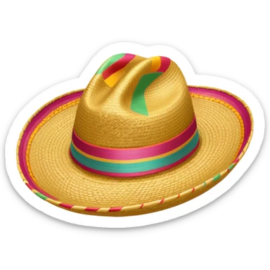 un solo sombrero sticker