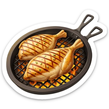 one Grilled Chicken breast sticker