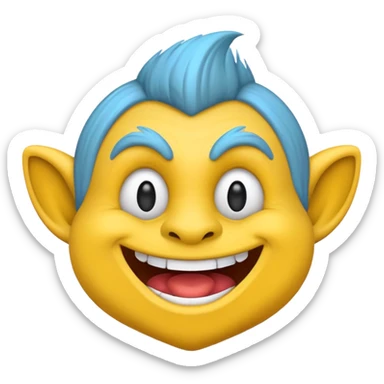 Troll emoji sticker