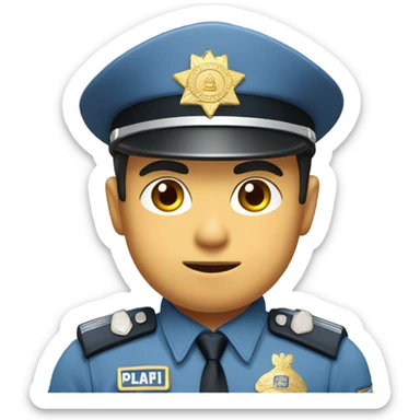 thai policeman sticker
