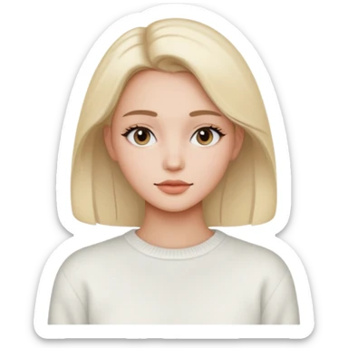 Clean girl aesthetic Things sticker