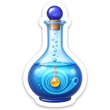 magic potion blue, ball dial sticker