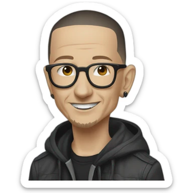 Chester bennington Linkin Park sticker